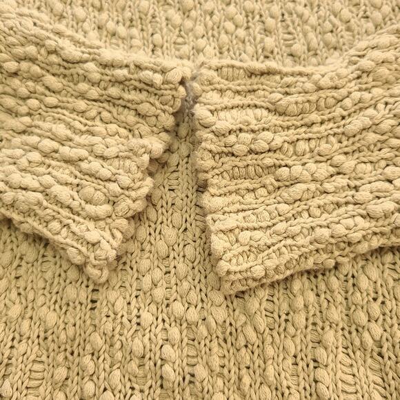 Lane Bryant cotton loose weave popcorn knit sweater 14/16 - Picture 8 of 12